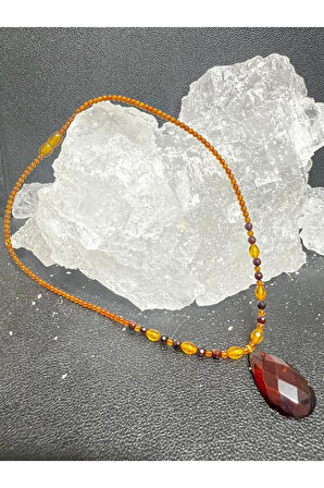 Sertifikalı Orijinal Kehribar Kolye