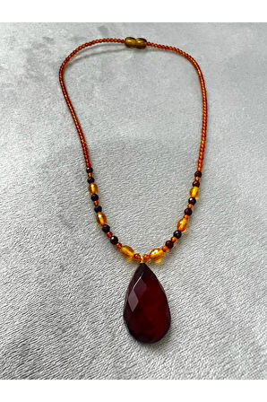 Sertifikalı Orijinal Kehribar Kolye