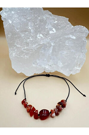 Sertifikalı Akik Doğal Taş Bileklik Tasarım AAA Kalite