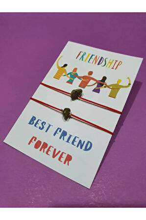 Sertifikalı Dostluk Unakit Doğal Taşlı Ip Bileklik