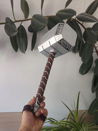 Thorun Çekici thor's hammer Mjolnir Marvel Avangers DEV BOY Thor Çekiç 3d Figür