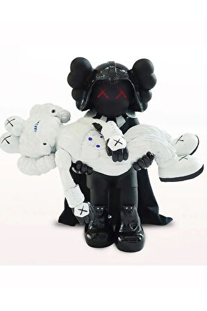 Kaws BFF Kaws Darth Vader Boyalı Figür Büyük Boy 20CM