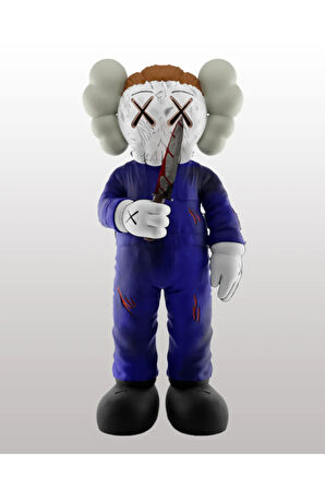 Kaws Michael Myers Figür Kaws Halloween Michael Myers Boyalı Figür Büyük Boy 20CM