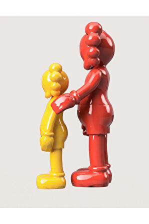 KAWS Çift Boyalı Figür Büyük Boy 20CM