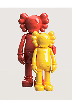 KAWS Çift Boyalı Figür Büyük Boy 20CM