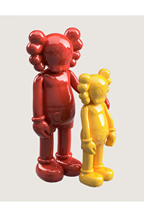 KAWS Çift Boyalı Figür Büyük Boy 20CM