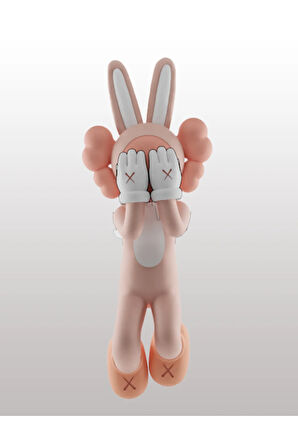Kaws Bunny Figür Kaws Tavşan Boyalı Figür Büyük Boy 20CM