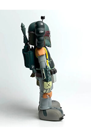 Kaws Boba Fett Figür Kaws Boyalı Figür Kaws Starwars Figür Büyük Boy 20CM