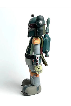 Kaws Boba Fett Figür Kaws Boyalı Figür Kaws Starwars Figür Büyük Boy 20CM