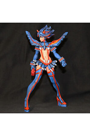 Kill La Kill Ryuko Matoi Figür Manga Boyalı Figür Büyük Boy 25cm