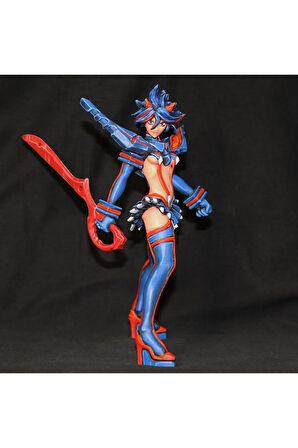 Kill La Kill Ryuko Matoi Figür Manga Boyalı Figür Büyük Boy 25cm