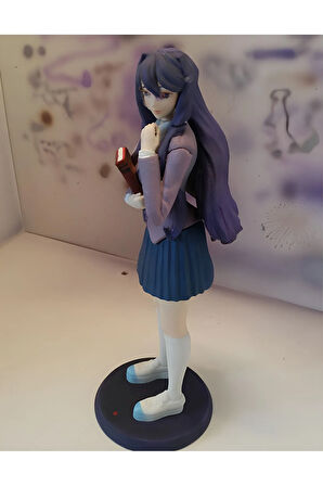 Doki Doki Literature Club Yuri Figür Anime Kız Figür Büyük Boy 25CM