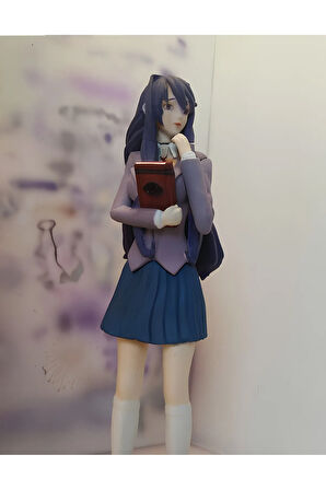 Doki Doki Literature Club Yuri Figür Anime Kız Figür Büyük Boy 25CM