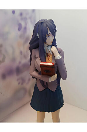 Doki Doki Literature Club Yuri Figür Anime Kız Figür Büyük Boy 25CM