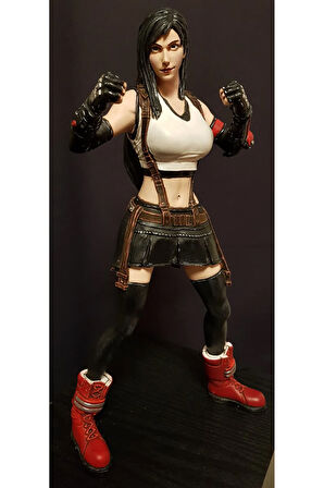 Final Fantasy 7 Tifa Lockhart Figür Final Fantasy 7 Prenses Rosa Obje Büyük Boy 25cm