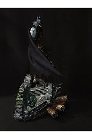 Batman Adalet Birliği Zırhlı Figür Samuray Batman Obje Büyük Boy 25CM
