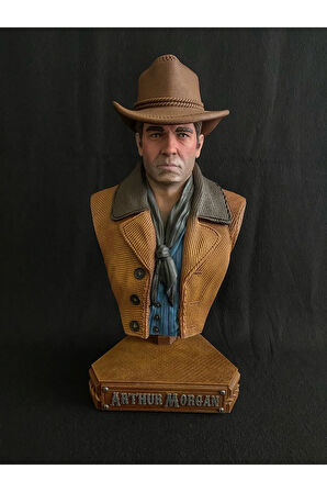 Arthur Morgan Red Dead Redemption Figür RDR2 Arthur Morgan Büst 30CM Büyük Boy
