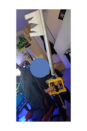 Kingdom Hearts Altın Anahtar Oyuncak Kingdom Hearts Sora Keyblade DEV BOY 60CM