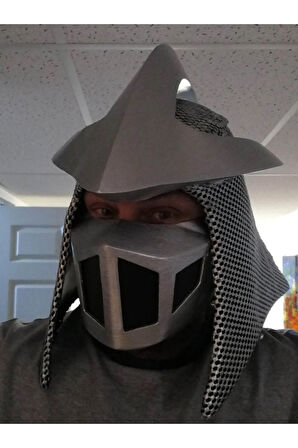 Cadılar Bayramı Shredder Kaskı Ninja Kaplumbağalar Shredder Kaskı Halloween Shredder Kask Büyük Boy