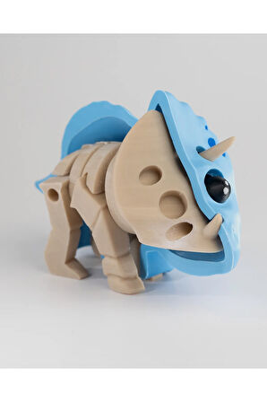 Triceratops Dinozor İskeletli Yapboz Oyuncak Dinozor İskeletli Oyuncak