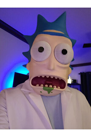 Cadılar Bayramı Ricki Sanchez Rick and Morty Maske Dev Boy Giyilebilir