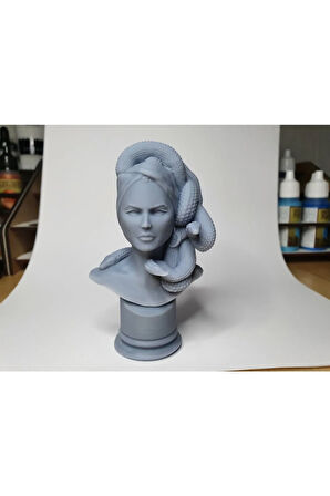 Güzel Medusa Büst 12 Cm