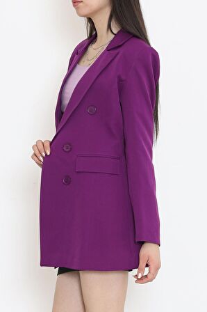 GAMZELİTARZIM Blazer Ceket Mor - 15528.791.