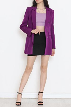 GAMZELİTARZIM Blazer Ceket Mor - 15528.791.