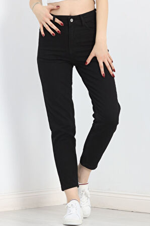 GAMZELİTARZIM Mom Boyfriend Jeans Siyah - 20432.1778.