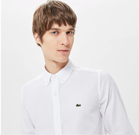 Lacoste Düğmeli Yaka Regular Fit Gömlek