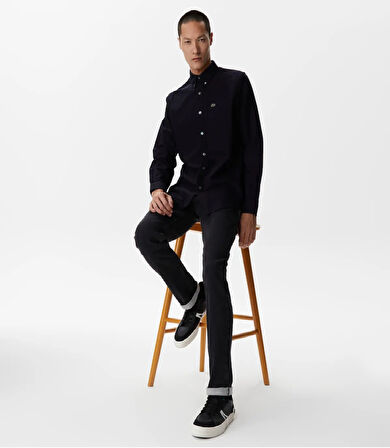 Lacoste Düğmeli Yaka Regular Fit Gömlek