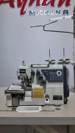 TYPICAL 4 İPLİK FULL OTOMATİK STEP MOTORLU OVERLOK MAKİNASI [GN 7100-4D3/Y]