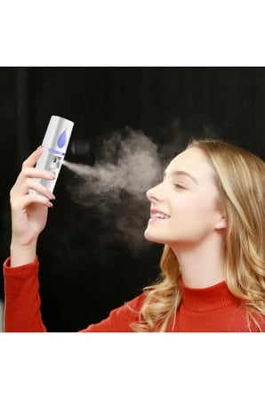 3 Adet Taşınabilir Mini Yüz Nemlendirici – Nano Sis Teknolojili, 20 ML USB Şarjlı, Cep Ve Makyaj Çantası İçin Portable Facial Mister