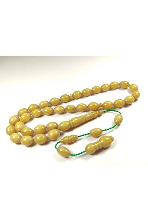 Emine Rişvani Usta Eseri Sikkeli Çift Zımpara Çift Cilalı Sıkma Kehribar Sertifikalı 4428