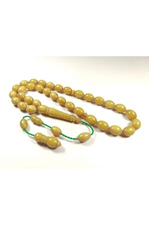 Emine Rişvani Usta Eseri Sikkeli Çift Zımpara Çift Cilalı Sıkma Kehribar Sertifikalı 4428