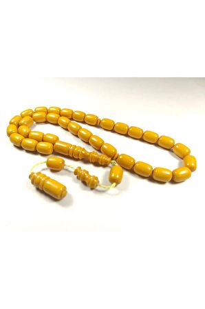 Emine Rişvani Usta Eseri Sikkeli Çift Zımpara Çift Cilalı Sıkma Kehribar Sertifikalı 4422