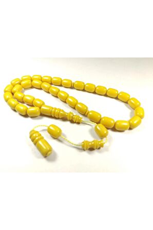 Emine Rişvani Usta Eseri Sikkeli Çift Zımpara Çift Cilalı Sıkma Kehribar Sertifikalı 4420