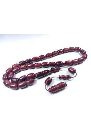 Emine Rişvani Usta Eseri Sikkeli Çift Zımpara Çift Cilalı Sıkma Kehribar Sertifikalı 4415