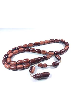 Emine Rişvani Usta Eseri Sikkeli Çift Zımpara Çift Cilalı Sıkma Kehribar Sertifikalı 4413