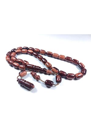 Emine Rişvani Usta Eseri Sikkeli Çift Zımpara Çift Cilalı Sıkma Kehribar Sertifikalı 4413