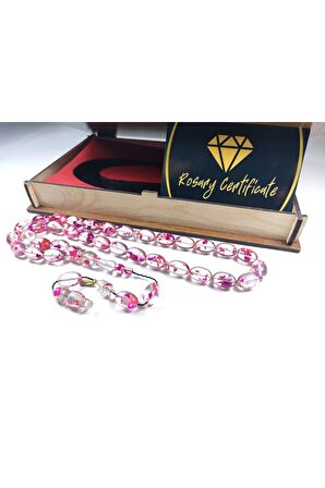 Furkan Gül Usta Eseri Gömme Kutulu Diamond Shine(Altın Varak) Ateş-i Kehribar Sertifikalı 4405