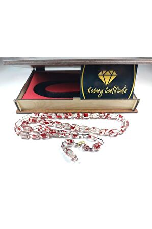 Furkan Gül Usta Eseri İmzalı Gömme Kutulu Diamond Shine Ateş-i Kehribar Sertifikalı 4400