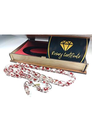 Furkan Gül Usta Eseri İmzalı Gömme Kutulu Diamond Shine Ateş-i Kehribar Sertifikalı 4400