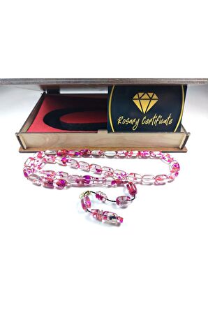 Furkan Gül Usta Eseri İmzalı Gömme Kutulu Diamond Shine Ateş-i Kehribar Sertifikalı 4401