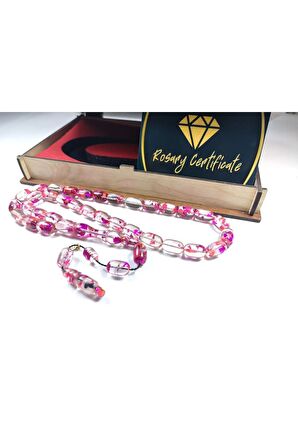 Furkan Gül Usta Eseri İmzalı Gömme Kutulu Diamond Shine Ateş-i Kehribar Sertifikalı 4401