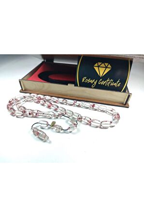 Furkan Gül Usta Eseri Gömme Kutulu Diamond Shine(ALTIN VARAK) Ateş-i Kehribar Sertifikalı 4399