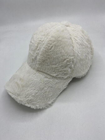 Kadın Kışlık Peluş Şapka Kep Trendy Baseball Cap