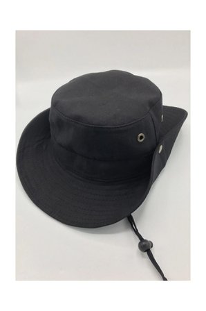 Baw Company Suyitti Safari Şapka Pamuk Siyah Unisex