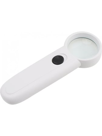 Özel Üretim 15X Çok Fonksiyonlu 2 Led Işıklı Taşınabilir El Büyüteç Pratik Cep Boy Seyyar