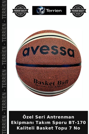 Özel Seri Antrenman Ekipmanı Takım Sporu BT-170 Kaliteli Basket Topu 7 No